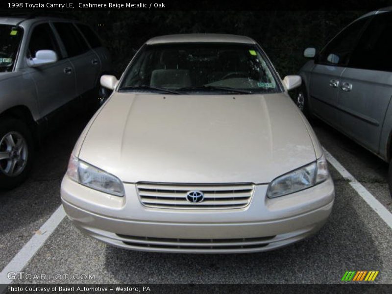 Cashmere Beige Metallic / Oak 1998 Toyota Camry LE
