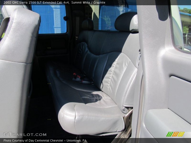 Summit White / Graphite 2002 GMC Sierra 1500 SLT Extended Cab 4x4