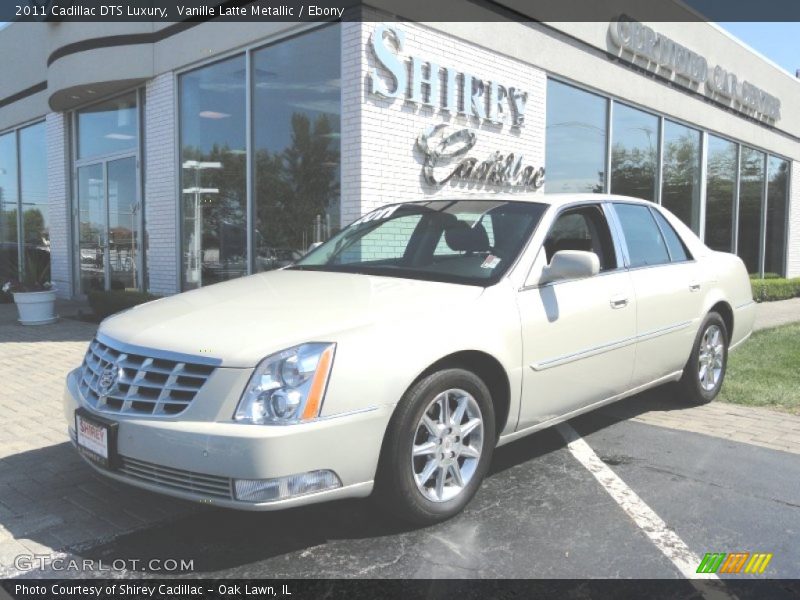 Vanille Latte Metallic / Ebony 2011 Cadillac DTS Luxury