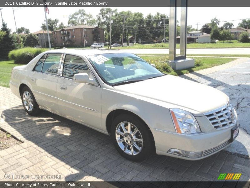 Vanille Latte Metallic / Ebony 2011 Cadillac DTS Luxury