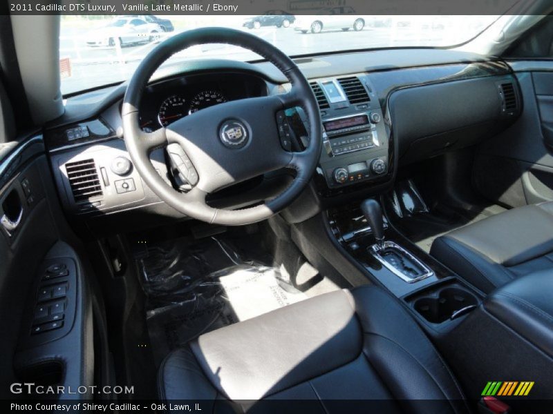Vanille Latte Metallic / Ebony 2011 Cadillac DTS Luxury