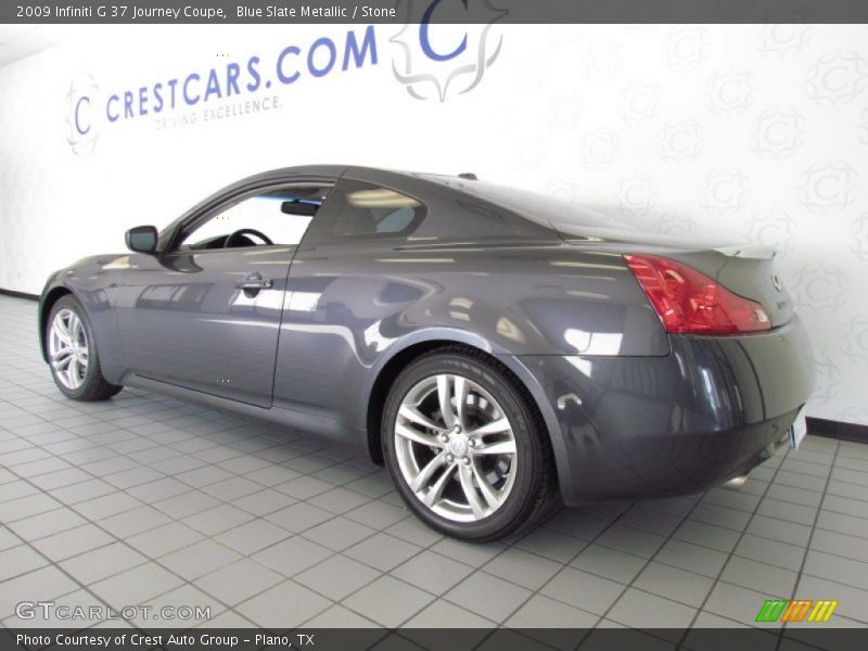 Blue Slate Metallic / Stone 2009 Infiniti G 37 Journey Coupe
