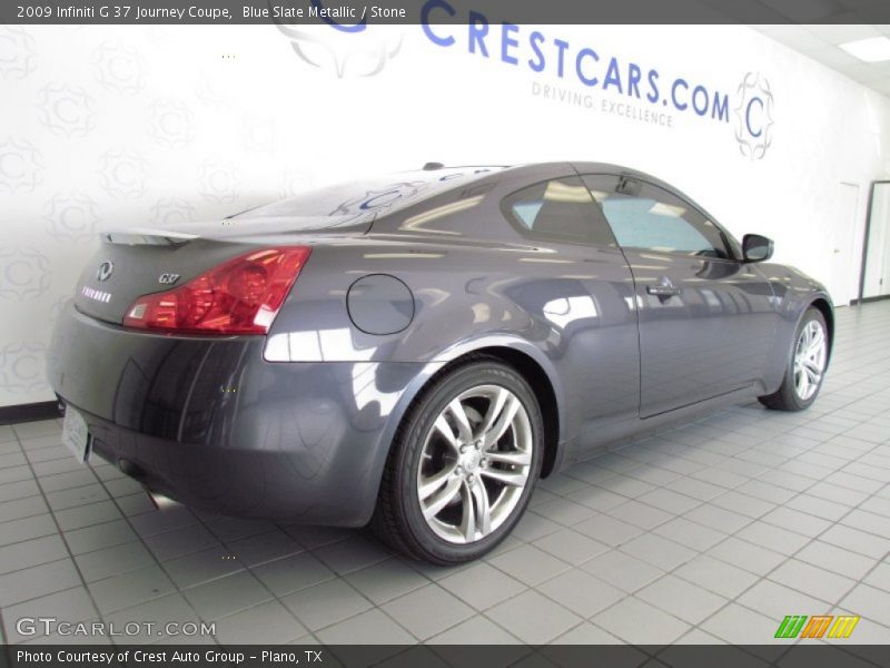 Blue Slate Metallic / Stone 2009 Infiniti G 37 Journey Coupe