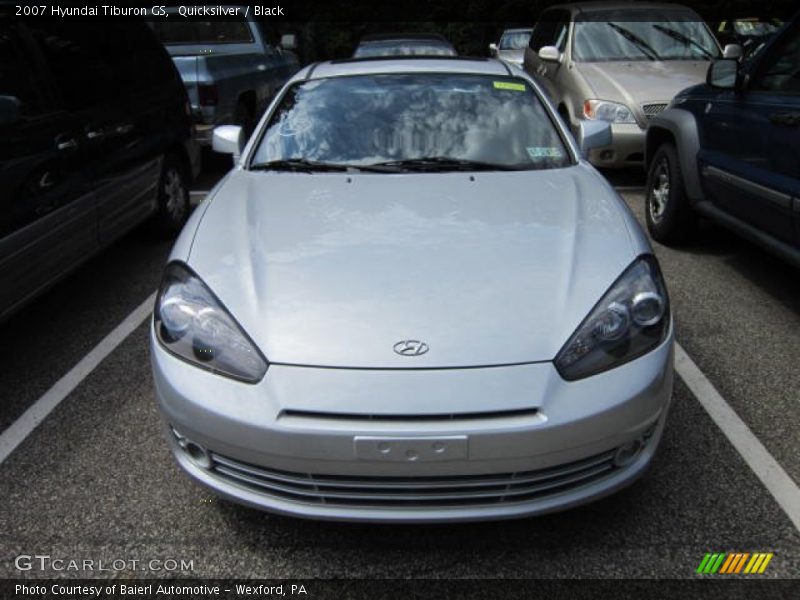 Quicksilver / Black 2007 Hyundai Tiburon GS