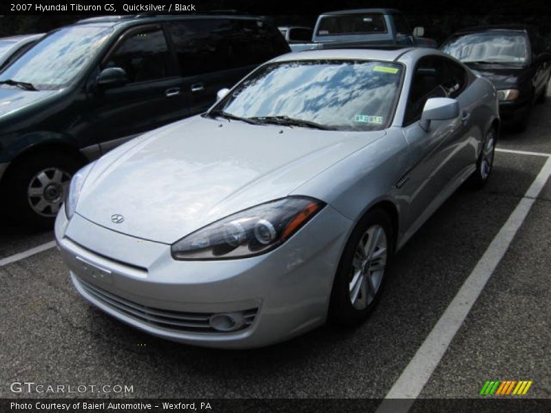 Quicksilver / Black 2007 Hyundai Tiburon GS