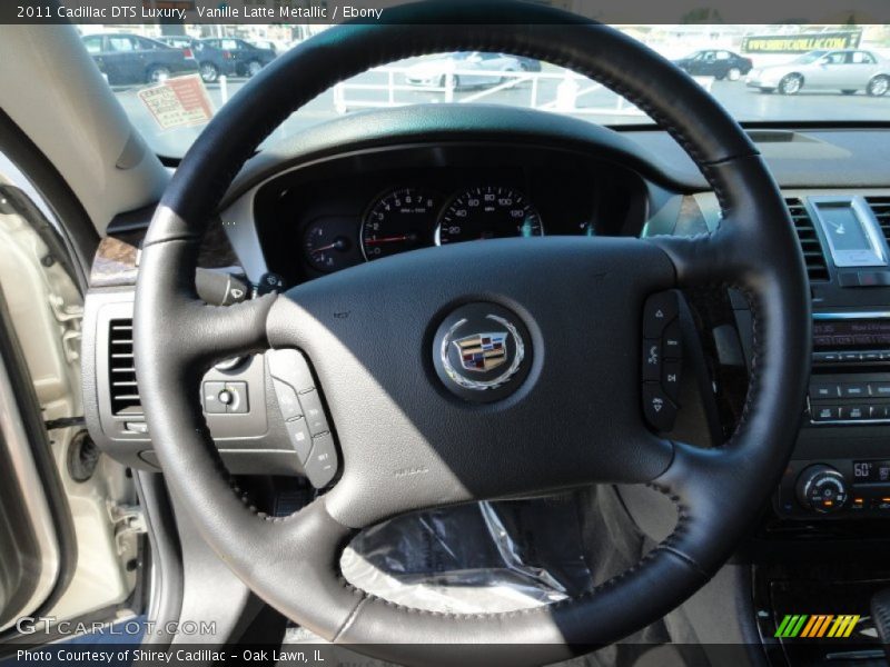 Vanille Latte Metallic / Ebony 2011 Cadillac DTS Luxury