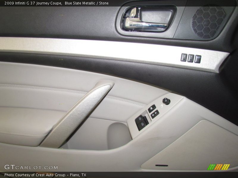 Blue Slate Metallic / Stone 2009 Infiniti G 37 Journey Coupe