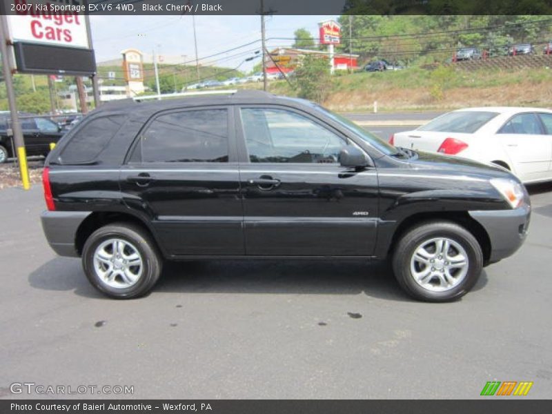 Black Cherry / Black 2007 Kia Sportage EX V6 4WD