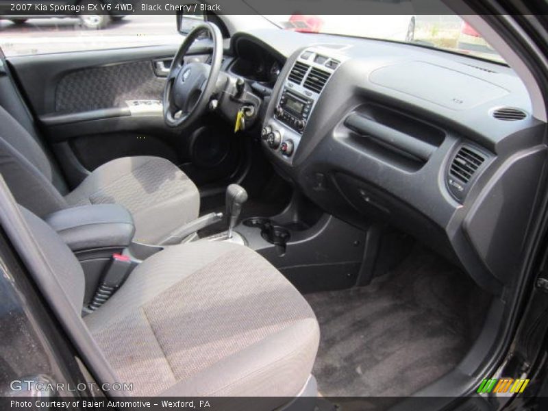 Black Cherry / Black 2007 Kia Sportage EX V6 4WD