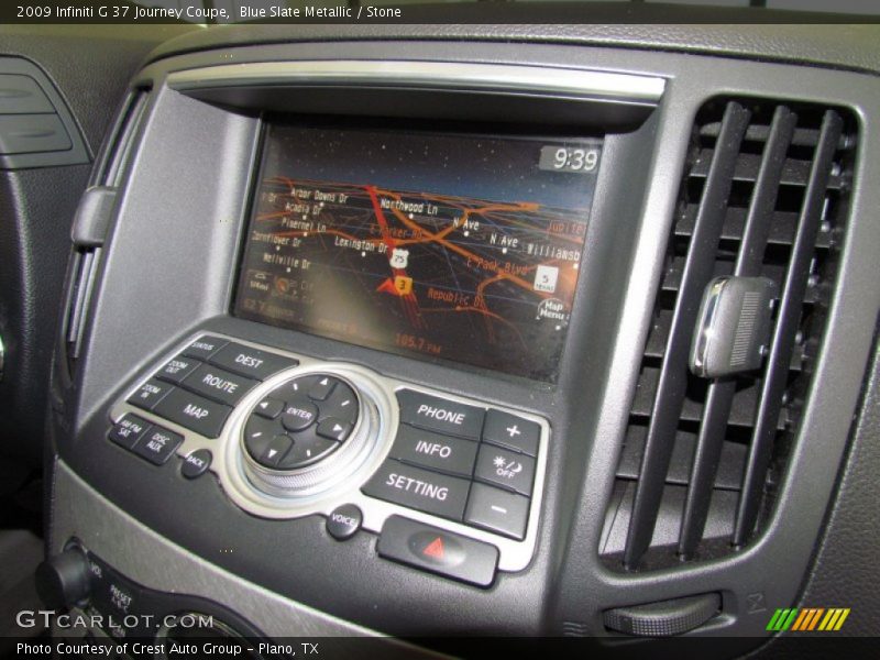 Navigation of 2009 G 37 Journey Coupe