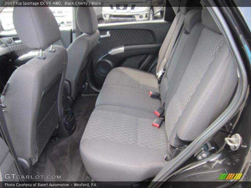Black Cherry / Black 2007 Kia Sportage EX V6 4WD