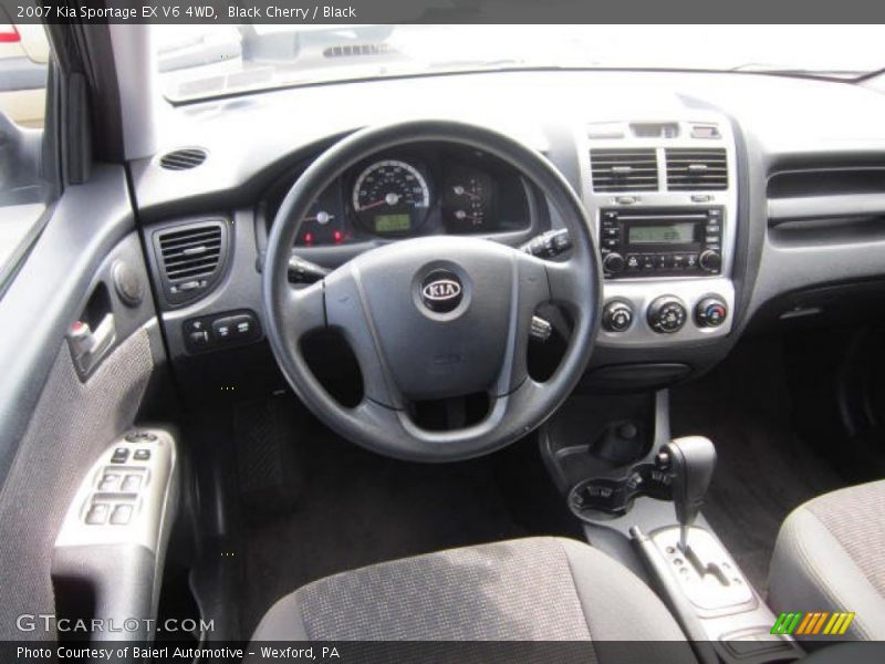 Black Cherry / Black 2007 Kia Sportage EX V6 4WD