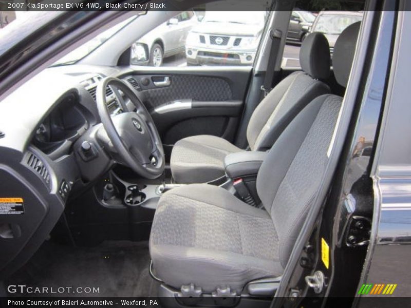 Black Cherry / Black 2007 Kia Sportage EX V6 4WD