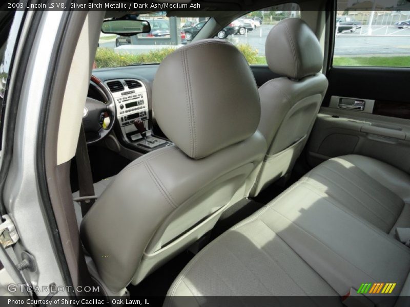 Silver Birch Metallic / Dark Ash/Medium Ash 2003 Lincoln LS V8