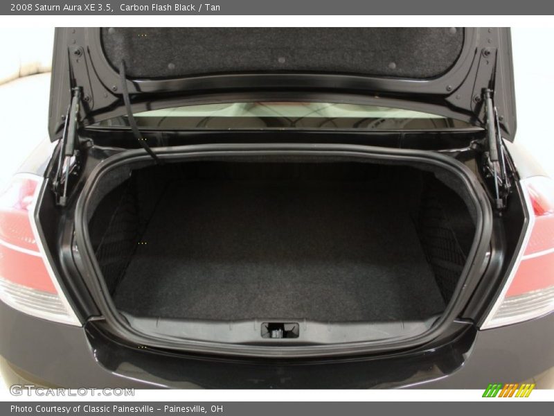 Carbon Flash Black / Tan 2008 Saturn Aura XE 3.5