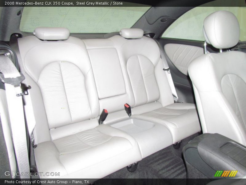 Steel Grey Metallic / Stone 2008 Mercedes-Benz CLK 350 Coupe