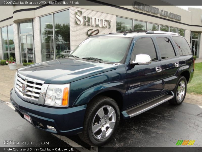 Rip Tide Blue / Shale 2006 Cadillac Escalade AWD