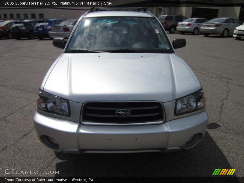 Platinum Silver Metallic / Gray 2005 Subaru Forester 2.5 XS