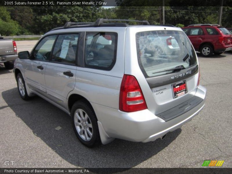 Platinum Silver Metallic / Gray 2005 Subaru Forester 2.5 XS
