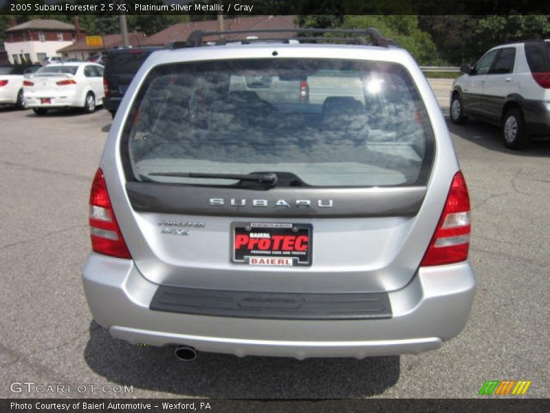 Platinum Silver Metallic / Gray 2005 Subaru Forester 2.5 XS