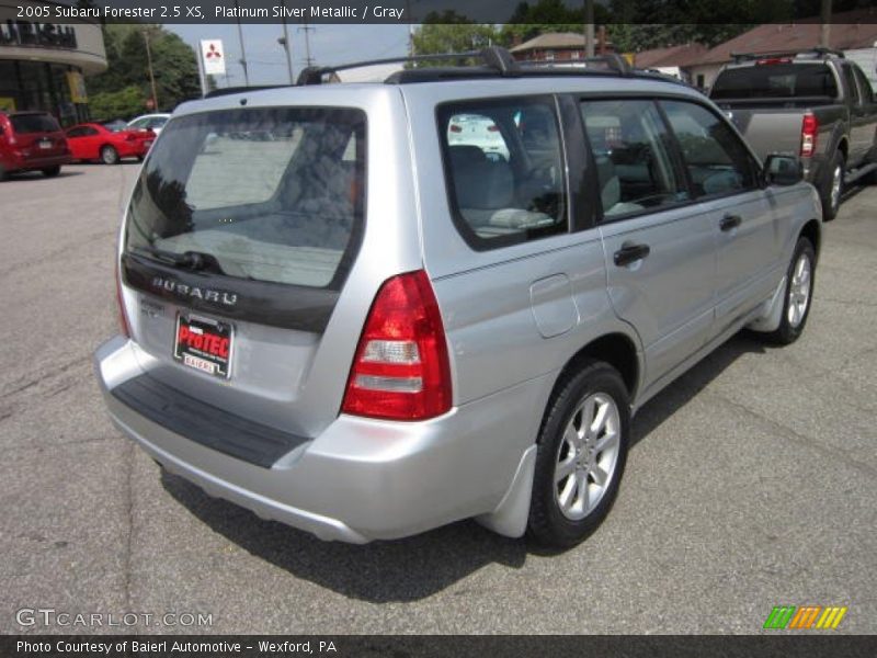 Platinum Silver Metallic / Gray 2005 Subaru Forester 2.5 XS