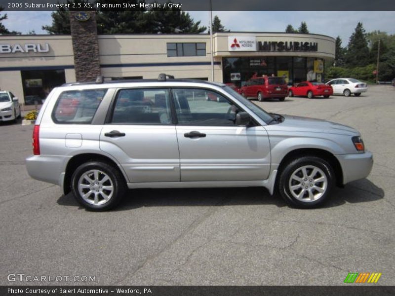 Platinum Silver Metallic / Gray 2005 Subaru Forester 2.5 XS