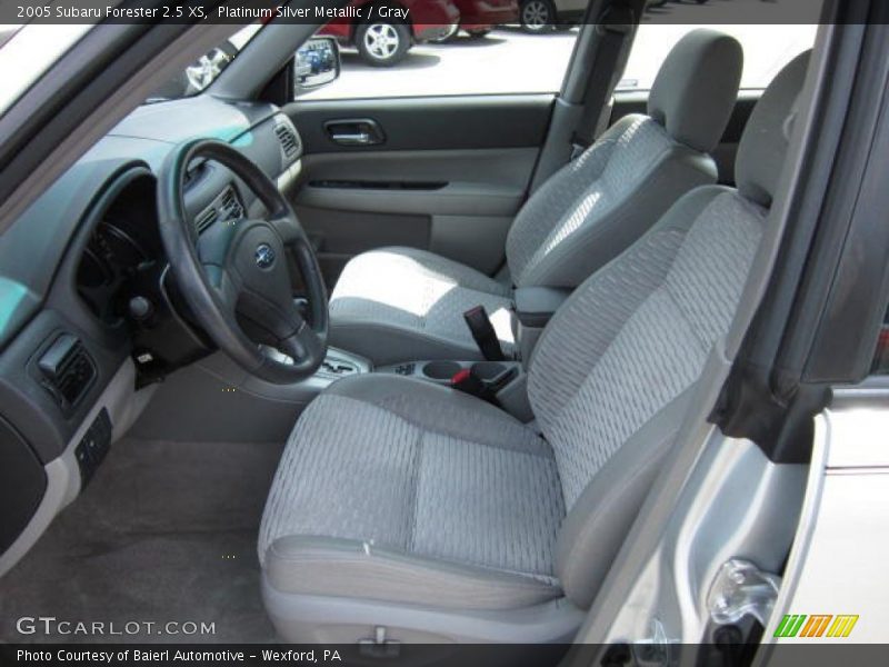 Platinum Silver Metallic / Gray 2005 Subaru Forester 2.5 XS