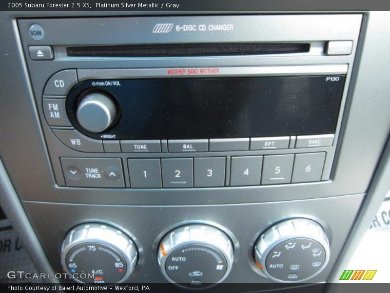 Platinum Silver Metallic / Gray 2005 Subaru Forester 2.5 XS
