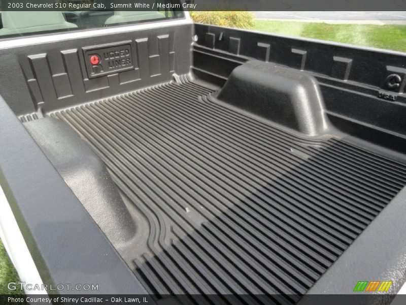 Summit White / Medium Gray 2003 Chevrolet S10 Regular Cab