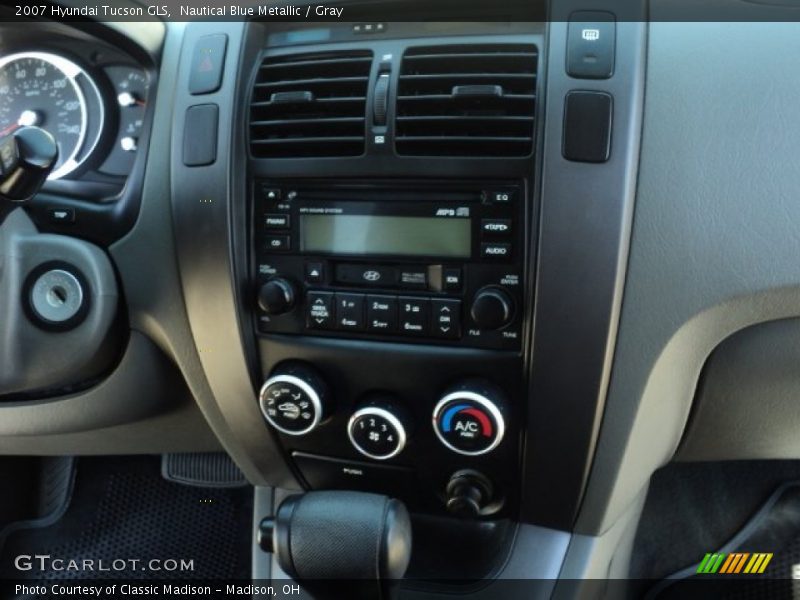 Nautical Blue Metallic / Gray 2007 Hyundai Tucson GLS