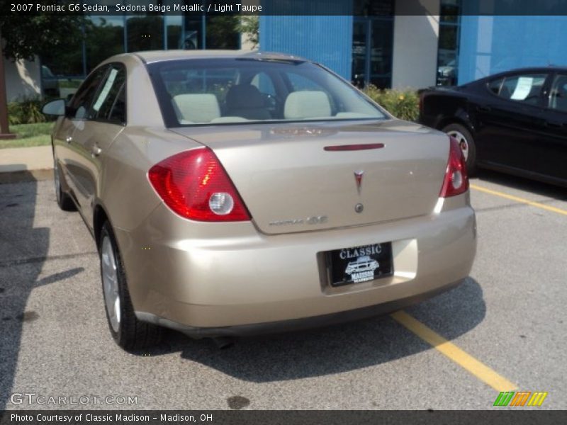 Sedona Beige Metallic / Light Taupe 2007 Pontiac G6 Sedan