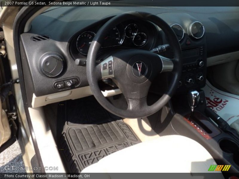 Sedona Beige Metallic / Light Taupe 2007 Pontiac G6 Sedan