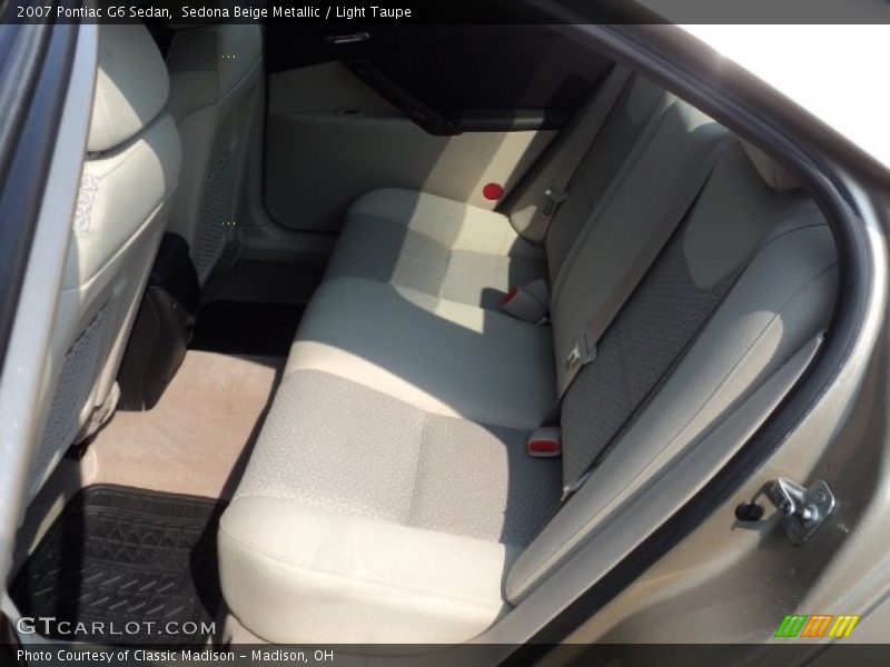 Sedona Beige Metallic / Light Taupe 2007 Pontiac G6 Sedan