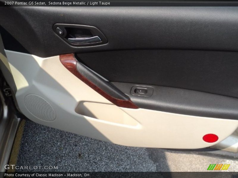 Sedona Beige Metallic / Light Taupe 2007 Pontiac G6 Sedan
