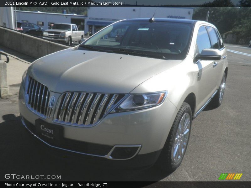 Gold Leaf Metallic / Medium Light Stone 2011 Lincoln MKX AWD