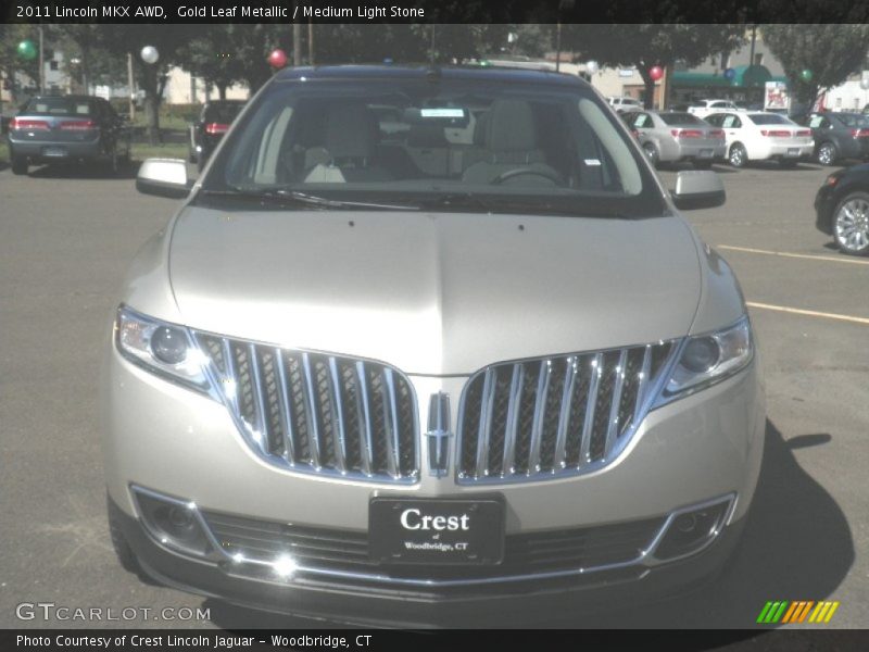 Gold Leaf Metallic / Medium Light Stone 2011 Lincoln MKX AWD