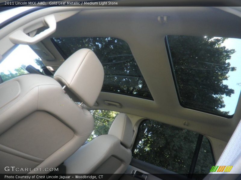 Gold Leaf Metallic / Medium Light Stone 2011 Lincoln MKX AWD
