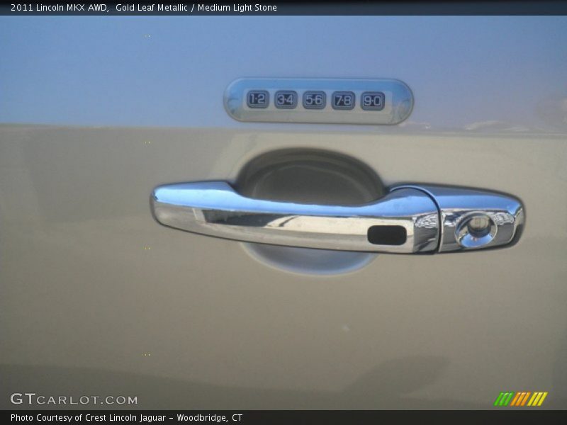 Gold Leaf Metallic / Medium Light Stone 2011 Lincoln MKX AWD