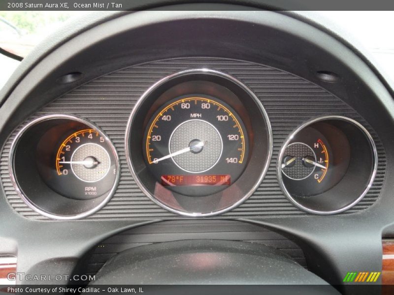 Ocean Mist / Tan 2008 Saturn Aura XE