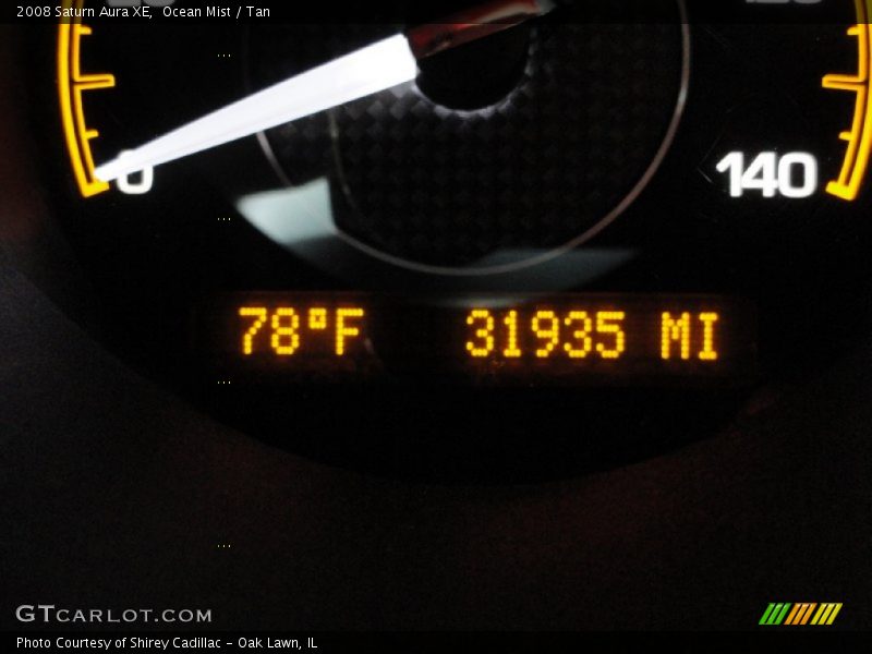 Ocean Mist / Tan 2008 Saturn Aura XE