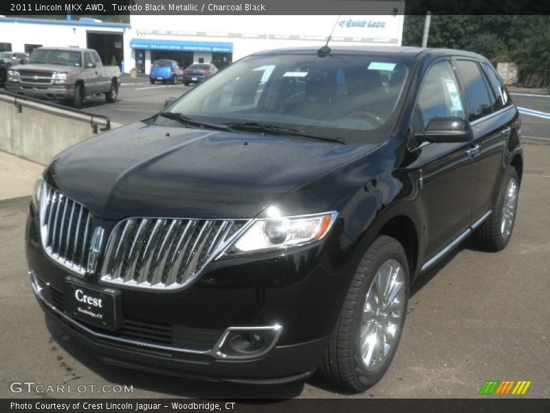 Tuxedo Black Metallic / Charcoal Black 2011 Lincoln MKX AWD