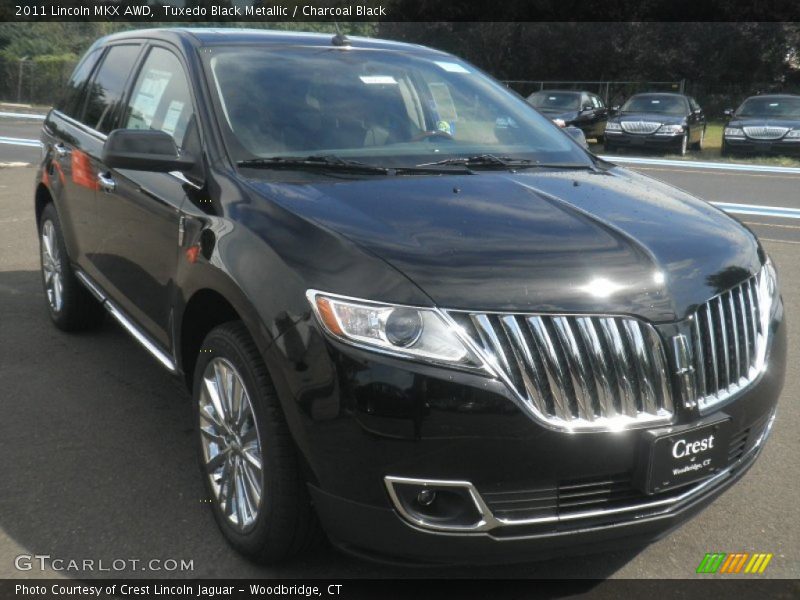 Tuxedo Black Metallic / Charcoal Black 2011 Lincoln MKX AWD