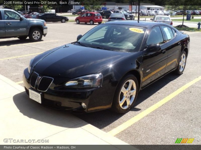 Black / Ebony 2008 Pontiac Grand Prix GXP Sedan