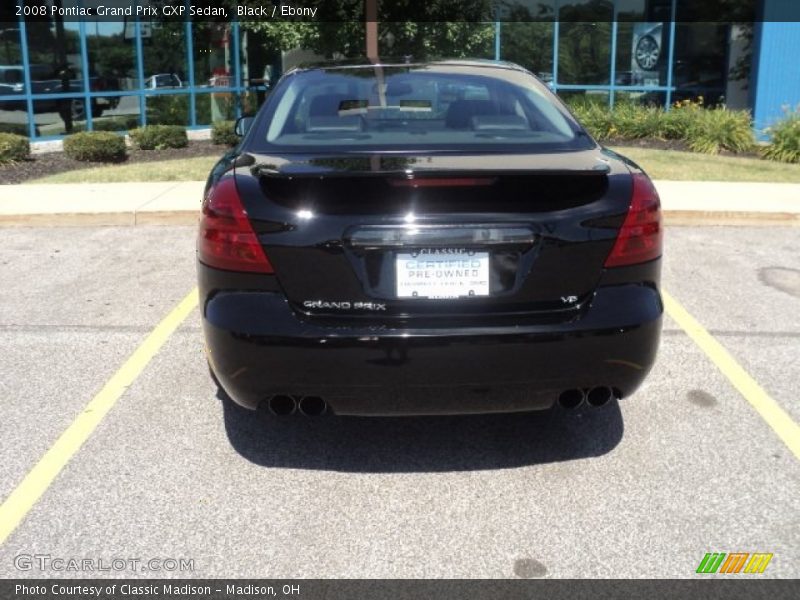 Black / Ebony 2008 Pontiac Grand Prix GXP Sedan