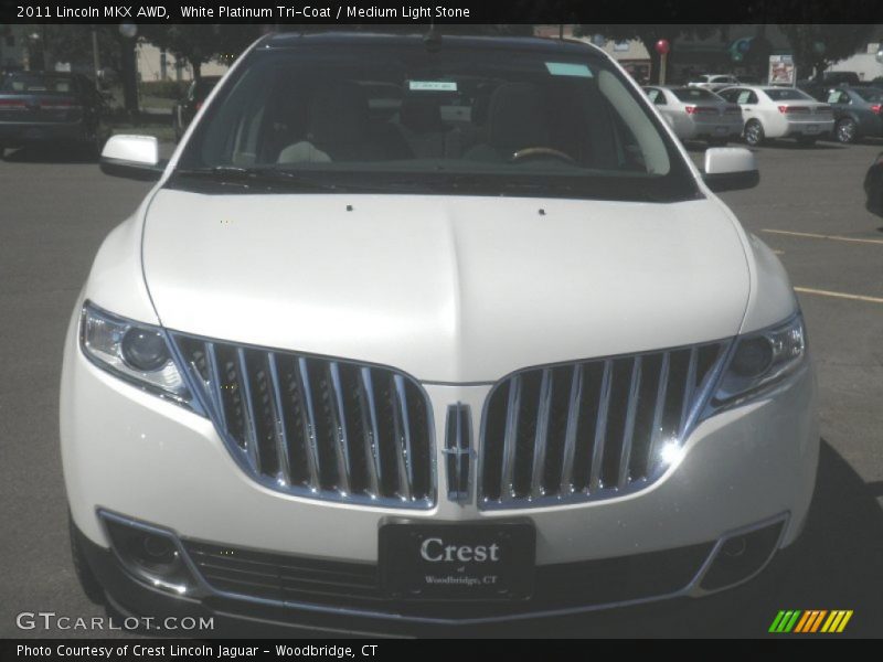 White Platinum Tri-Coat / Medium Light Stone 2011 Lincoln MKX AWD