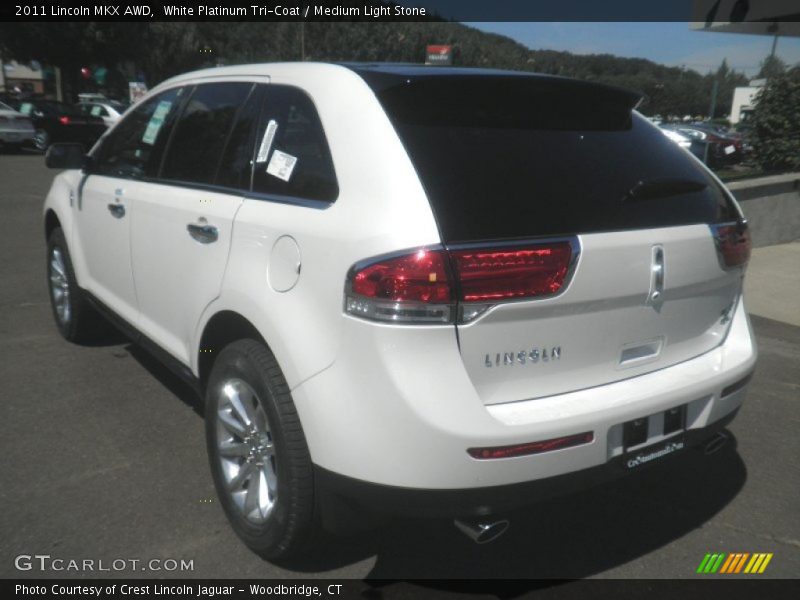 White Platinum Tri-Coat / Medium Light Stone 2011 Lincoln MKX AWD