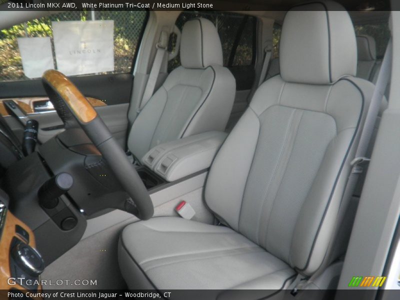 White Platinum Tri-Coat / Medium Light Stone 2011 Lincoln MKX AWD