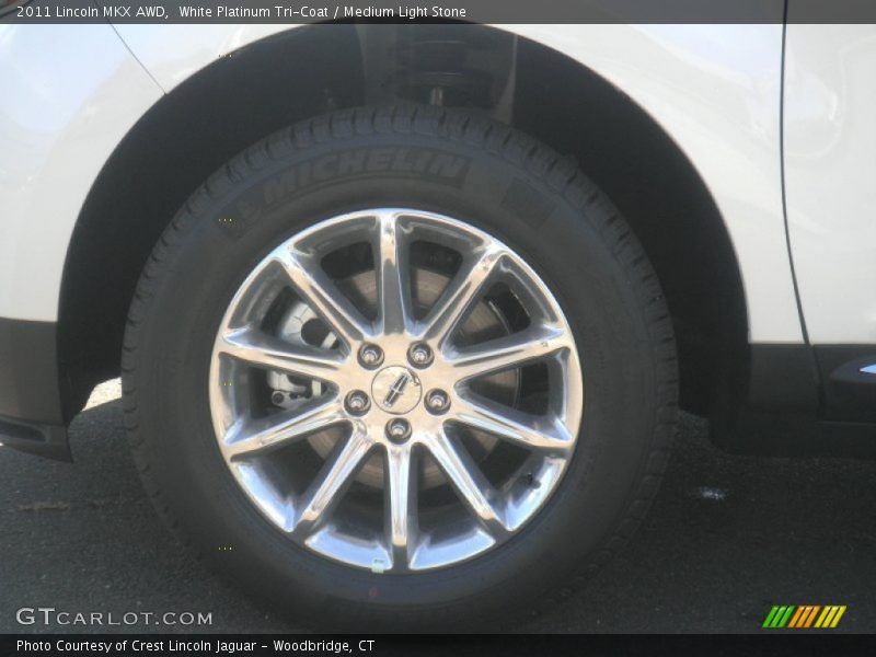 White Platinum Tri-Coat / Medium Light Stone 2011 Lincoln MKX AWD