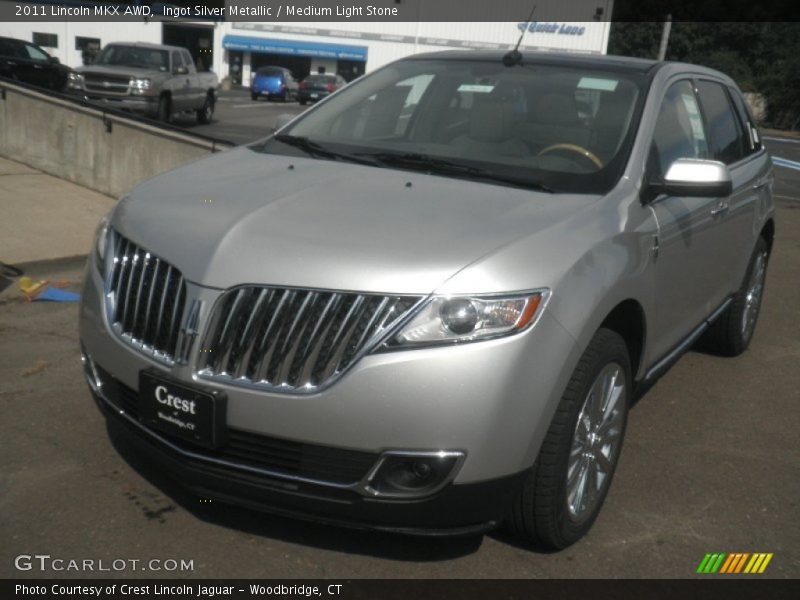 Ingot Silver Metallic / Medium Light Stone 2011 Lincoln MKX AWD