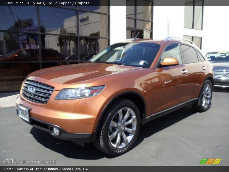Liquid Copper / Graphite 2005 Infiniti FX 35 AWD